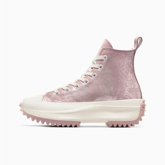 SUEDE CONVERSE 8.5 Run Star Hike Platform Suede Hightop Shoe - Picture 4 of 8